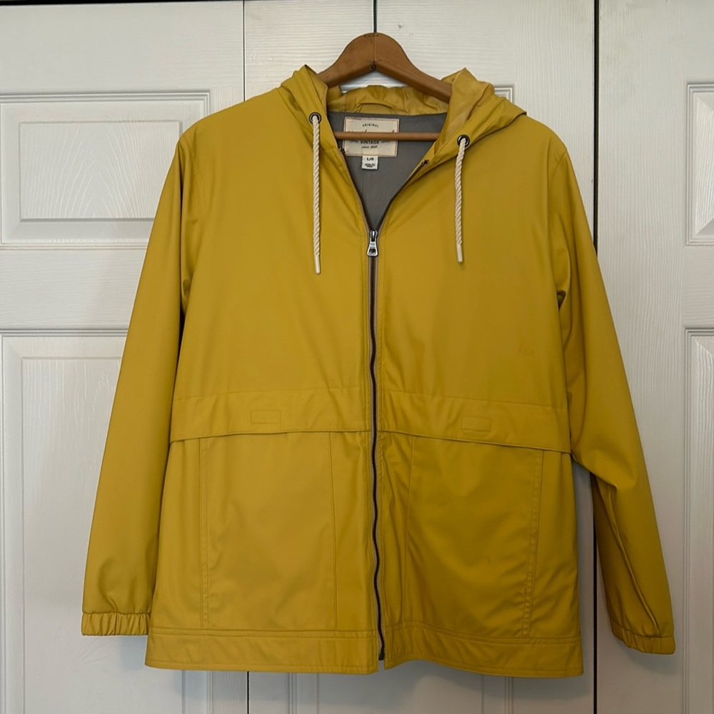 Weatherproof Yellow Vintage Rain Jacket